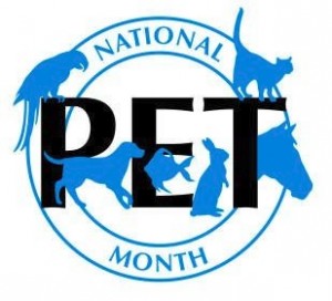 National Pet Month Logo